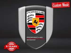 Porsche Adesivi Vetri Auto su Misura Stile Lusso Regolabili